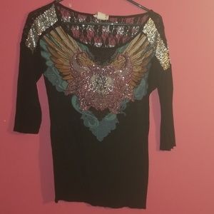 Angels and Diamonds Quarter sleeve